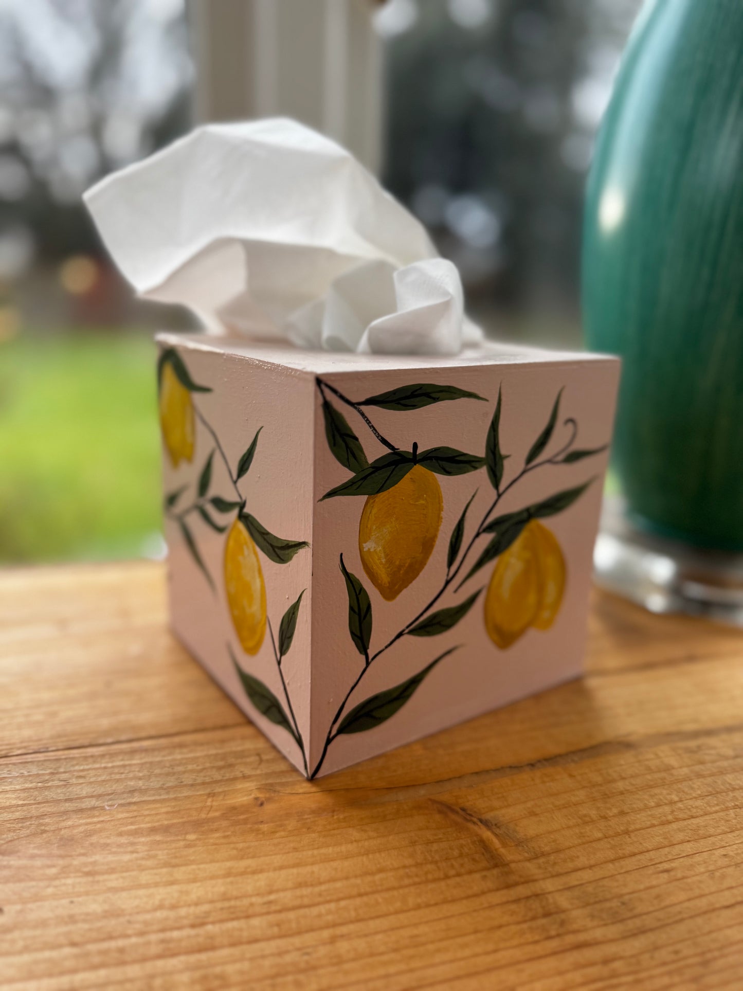 Lemon tissue box