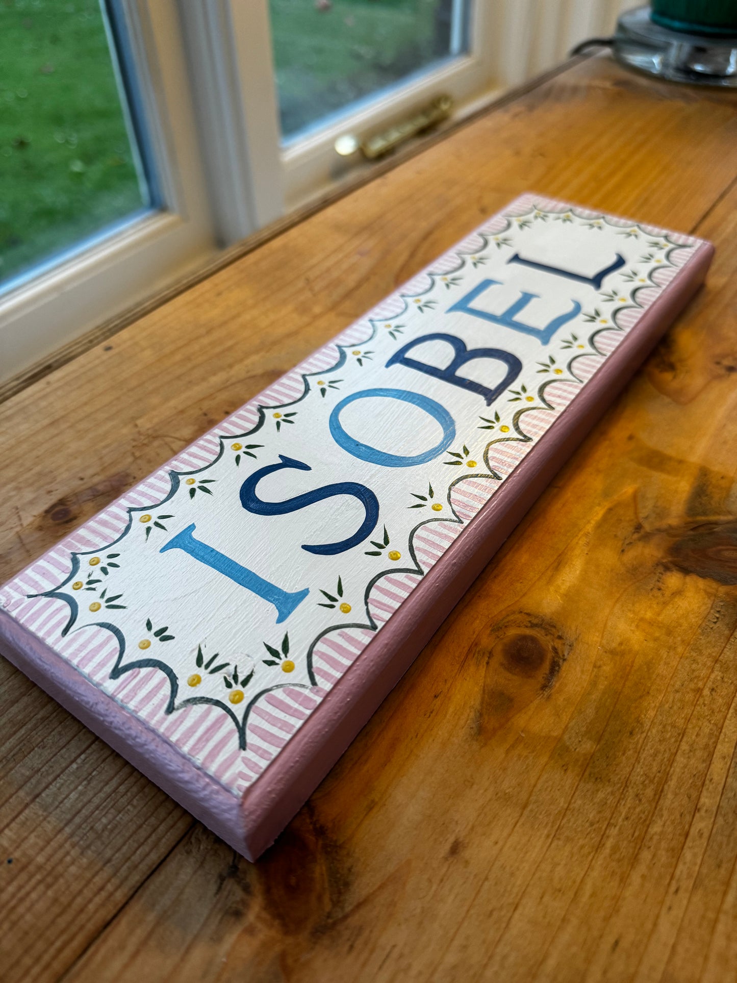 BLUE NAME - NAME PLAQUE