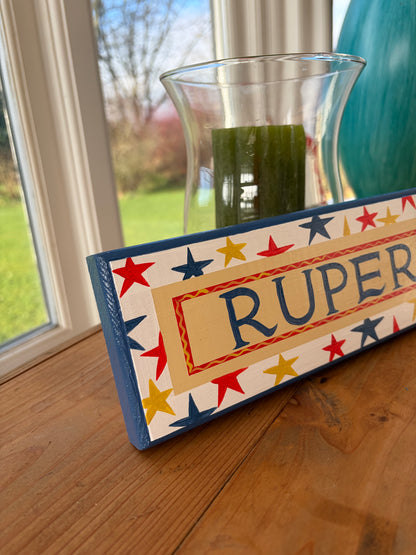 PRIMARY STARS - NAME PLAQUE