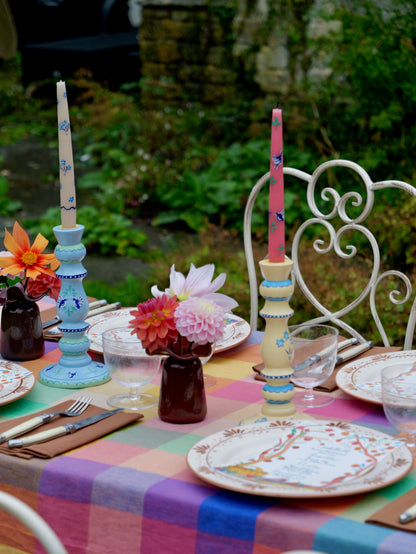 YELLOW FLOWER - CANDLESTICK