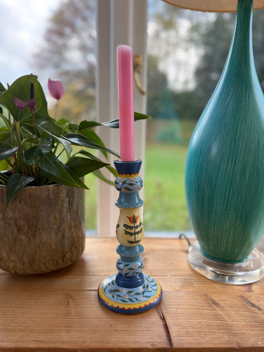 FLORAL CANDLESTICK