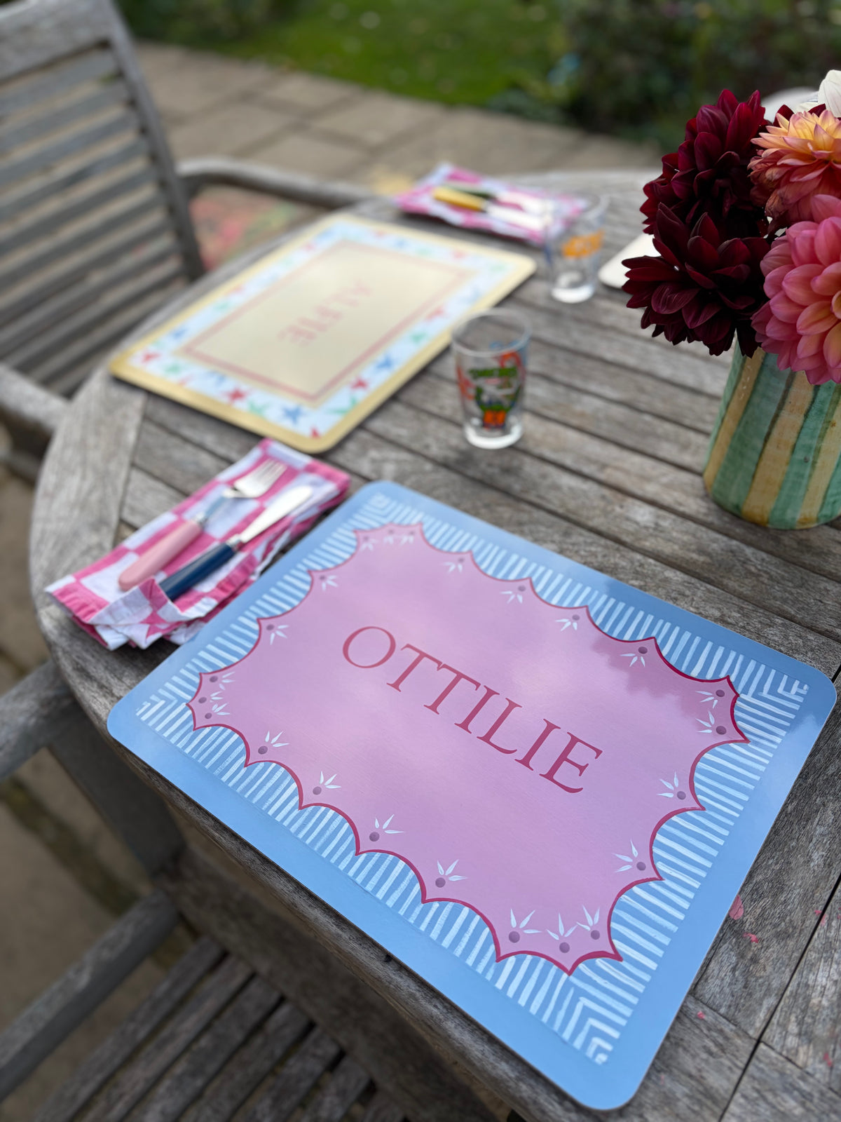 PINK & BLUE - PLACEMAT