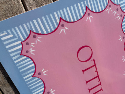 PINK & BLUE - PLACEMAT