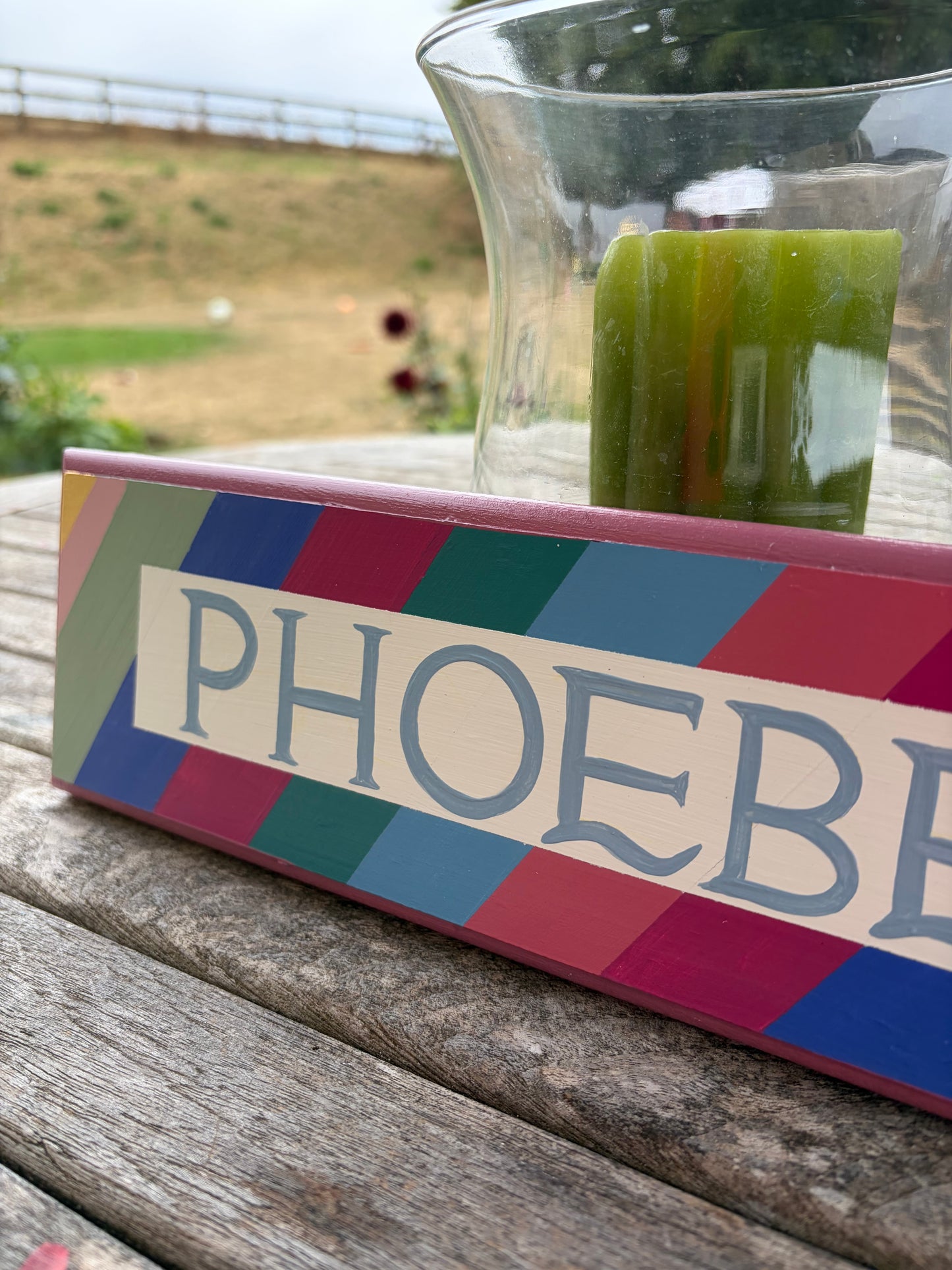 RAINBOW NAME PLAQUE