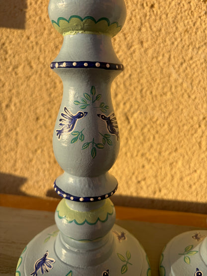 BLUE BIRD - CANDLESTICK