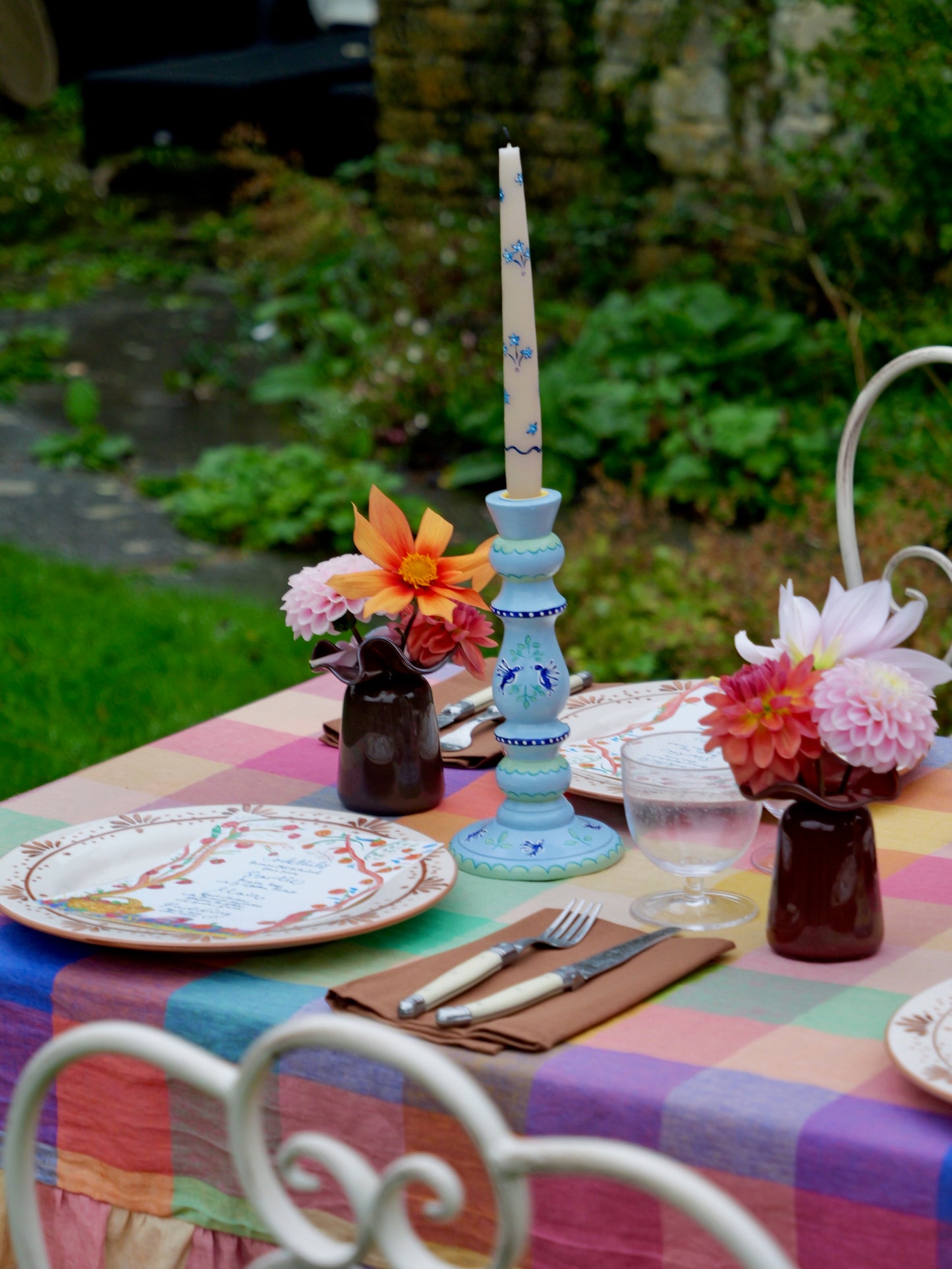 BLUE BIRD - CANDLESTICK