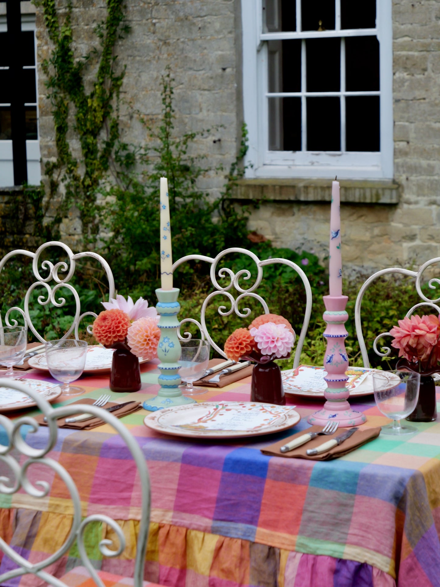 PINK BIRD - CANDLESTICK