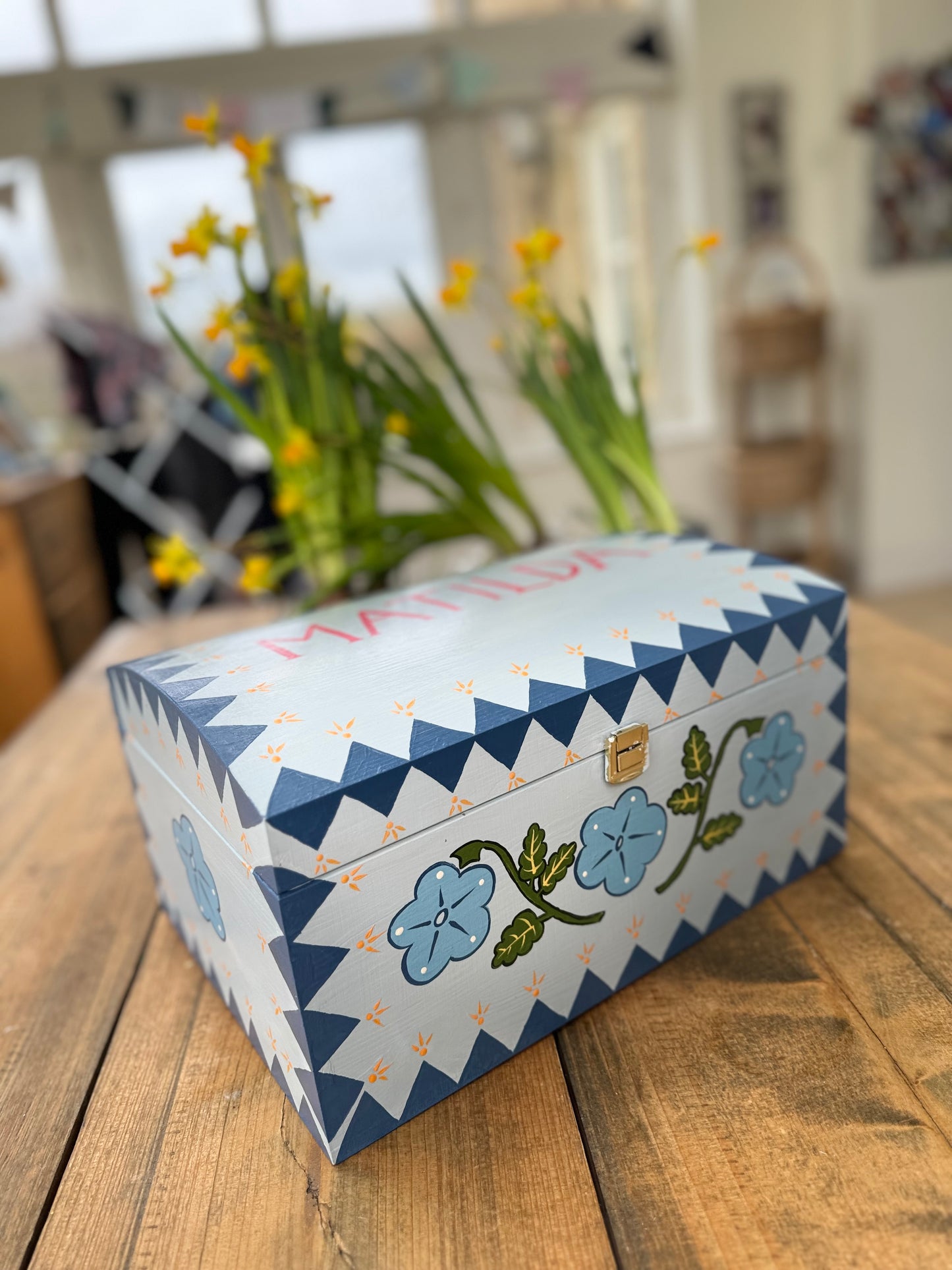 FLOWER KEEPSAKE BOX