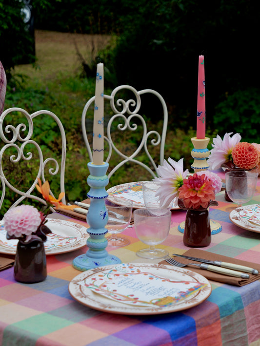 BLUE BIRD - CANDLESTICK