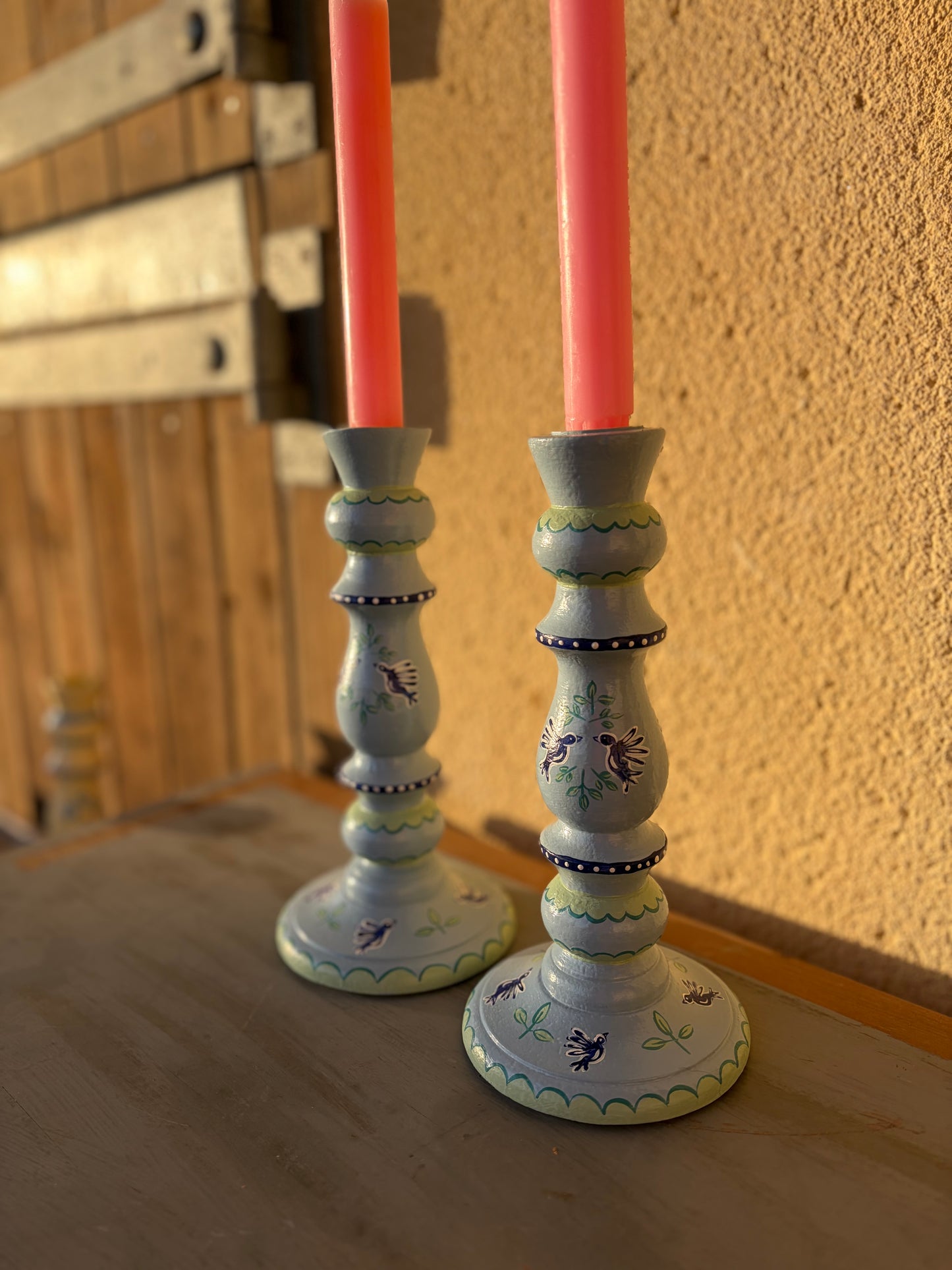 BLUE BIRD - CANDLESTICK