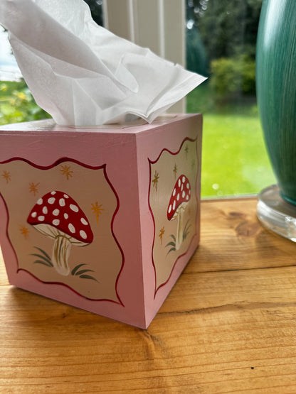 MUSHROOM TISSUE BOX - SMALL