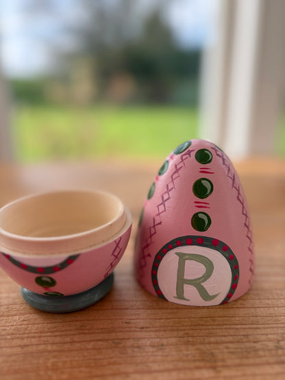 PINK & GREEN - HOLLOW EGG