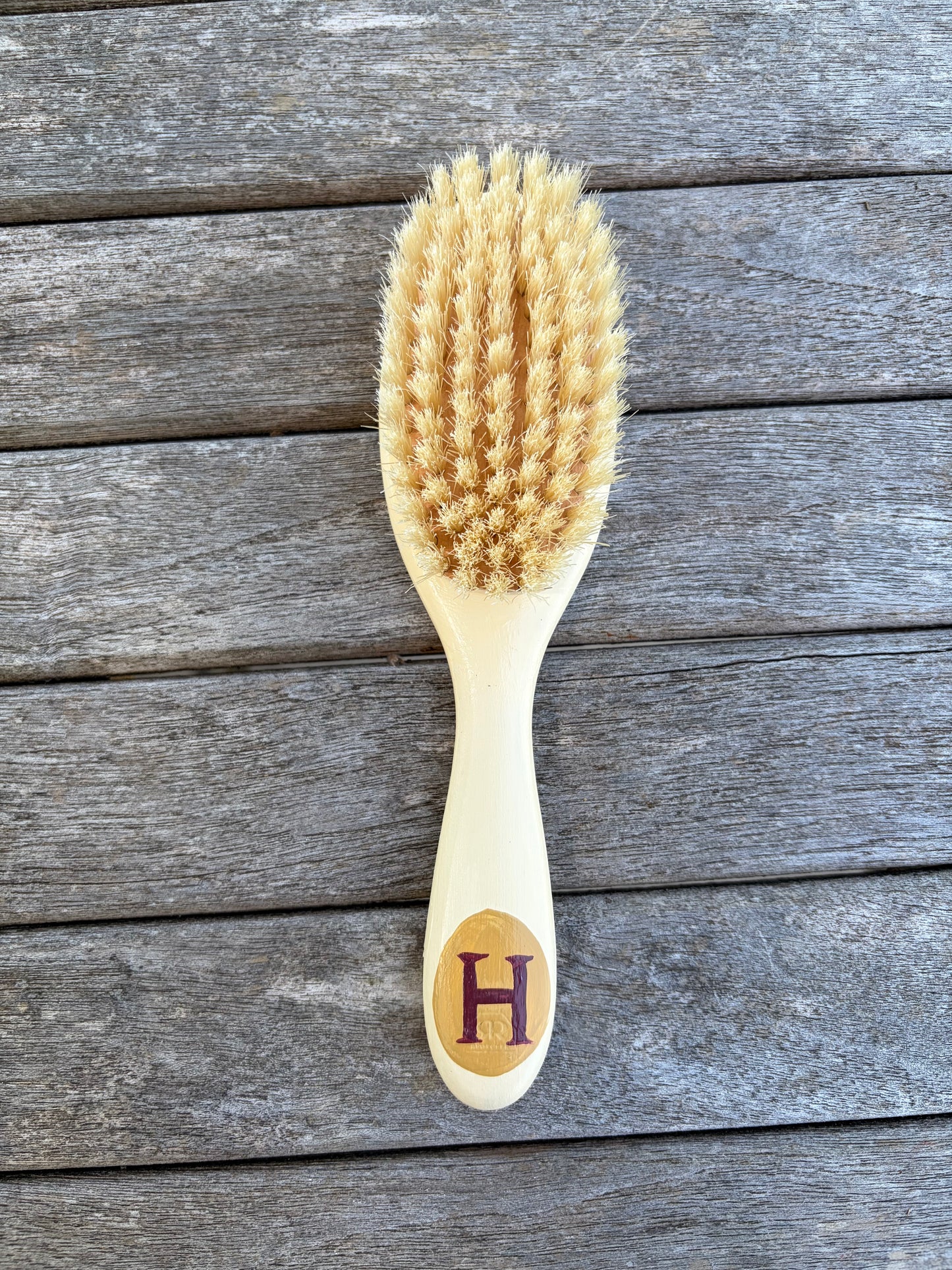 Moon hairbrush